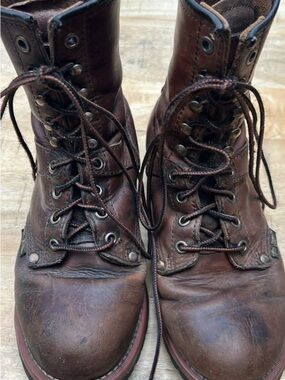 AdTec Women’s 9" Crazy Horse Leather Logger Boot size 7